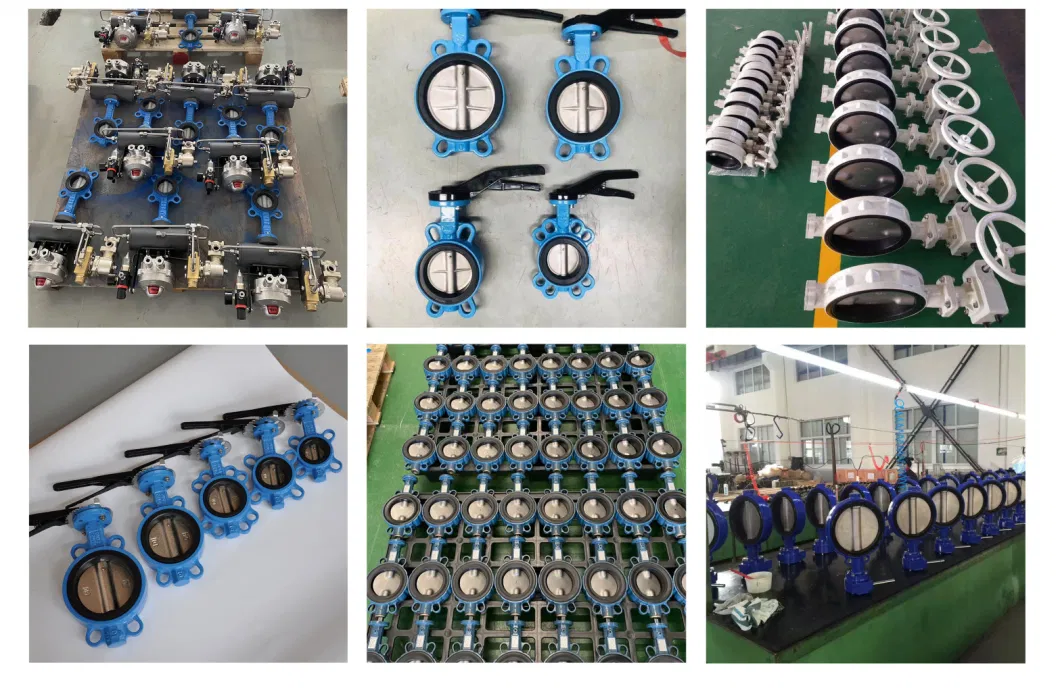 OEM/ODM China Factory Goods Pneumatic Electric Actuator Solenoid 4" with PTFE Liner Wafer JIS10K Pn16 ANSI150 Butterfly Valve Prices