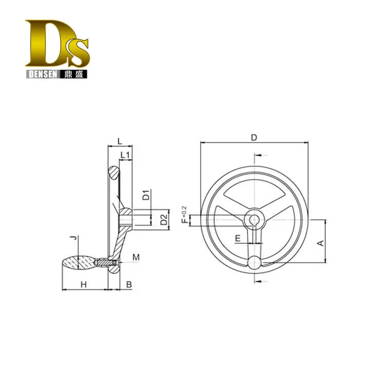 Precision Ball Valves: Densen′s Customized Manual Handwheel for Industrial Use